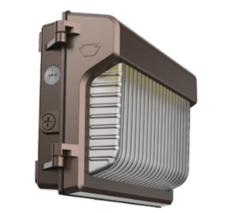 KT-WPLED35PS-M4-8CSB-VDIM
Slim Non Cutoff LED Wall Pack 
| Power Select 15,25,35W | 
Color Select30, 40, 50K | 
120-277V Input | Bronze Finish 
| Glass Lens