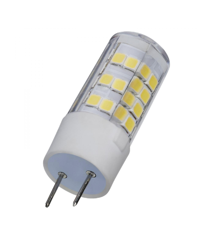 4.5W/LED/G8/CL/850/120V/1CD 4.5 Watt Mini LED; G8 Base; 