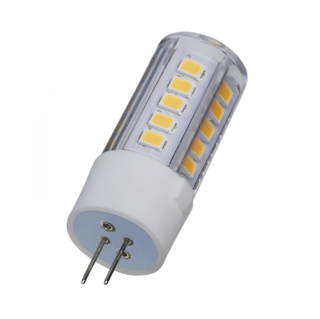 4.5W/LED/G4/CL/830/12V 4.5 Watt T6 LED; Clear Finish; 