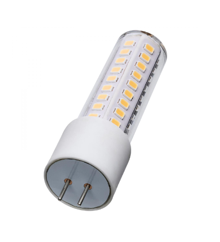 6.5W/LED/GY6.35/CL/830/12V 6.5 Watt T6 LED; Clear Finish; 