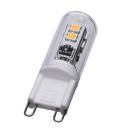 2W/LED/G9/CL/830/120V 2 Watt T4 LED; Clear Finish; 