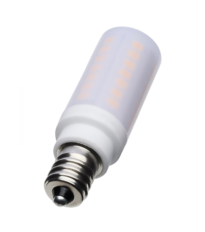 5W/LED/E12/FR/830/120V 5 Watt T6 LED; Frost Finish; 