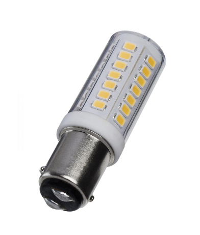 4.5W/LED/BA15S/CL/830/12V 4.5 Watt T6 LED; Clear Finish; 