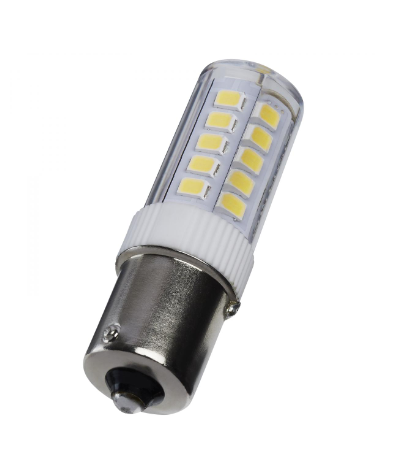 4.5W/LED/BA15S/CL/850/12V 4.5 Watt T6 LED; Clear Finish; 