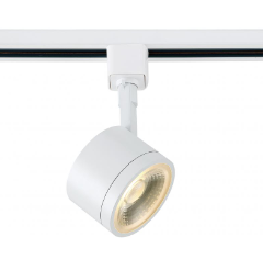 TH401
LED Round Track Head 24 12W 
3000K 120V Matte White Finish 
24 Deg Beam Angle Integrated 
Base Dimmable