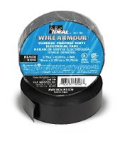 46-1700 BLACK TAPE Vinyl Tape 3/4&quot; X 60Ft, 